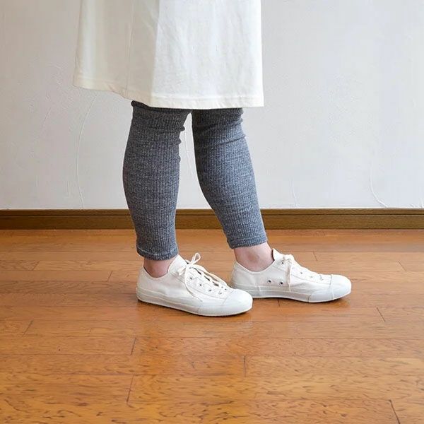 オーガニックコットン リブ アウターレギンス