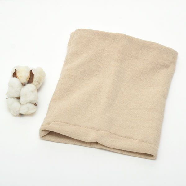 オーガニックコットン 裏シルク ネックウォーマー