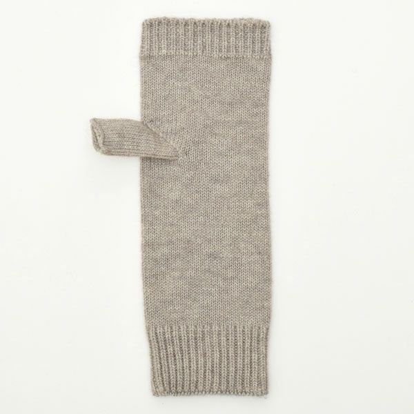 オーガニックコットン＆ヤク 縫い目のないハンドウォーマー