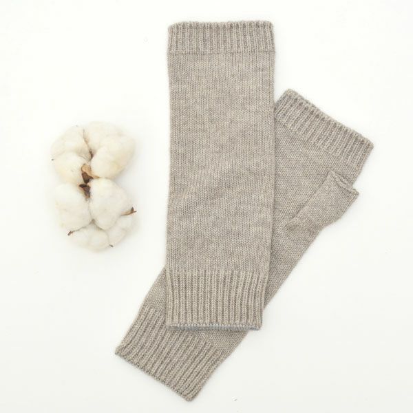 オーガニックコットン＆ヤク 縫い目のないハンドウォーマー