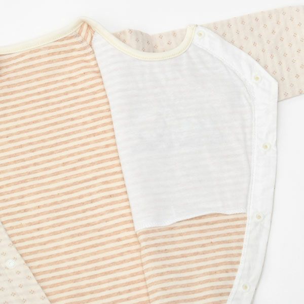 オーガニックコットン ベビー 接結ひつじカバーオール