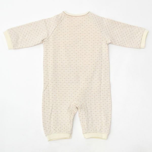 オーガニックコットン ベビー 接結ひつじカバーオール