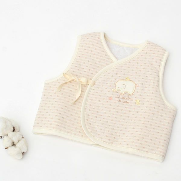 オーガニックコットン ベビー 接結ベスト