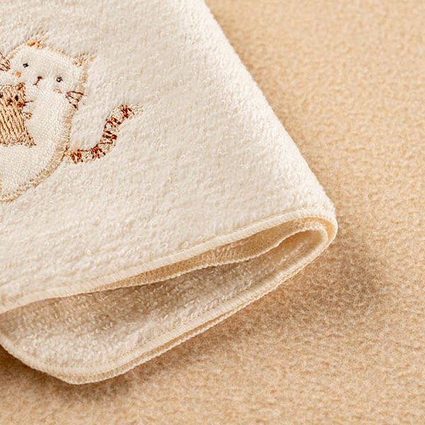 オーガニックコットン ベビー【ママだっこ】タオルハンカチ