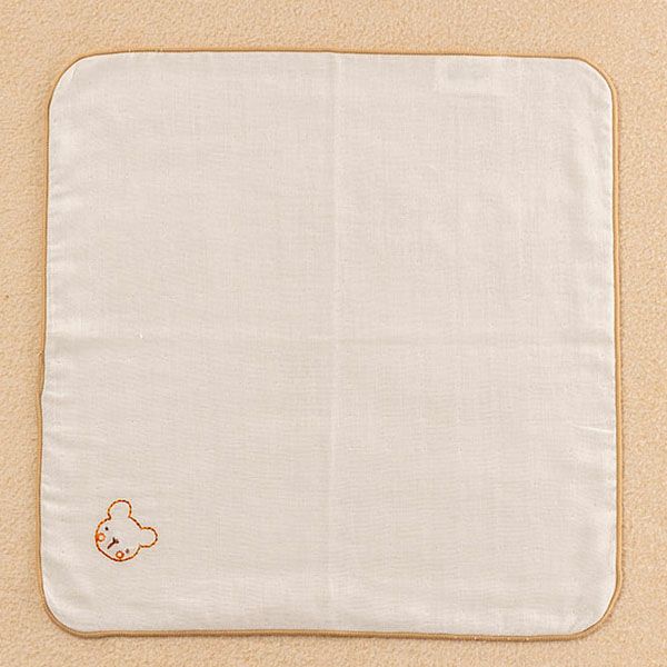 オーガニックコットン ベビー【刺しゅう】ガーゼ ハンカチ