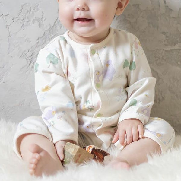 オーガニックコットン ベビー【夢みる森】スムース 2wayドレス