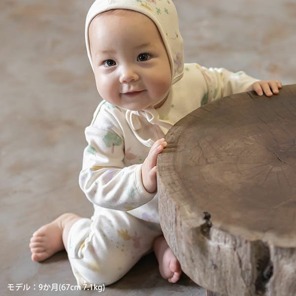 オーガニックコットン ベビー【夢みる森】スムース 2wayドレス