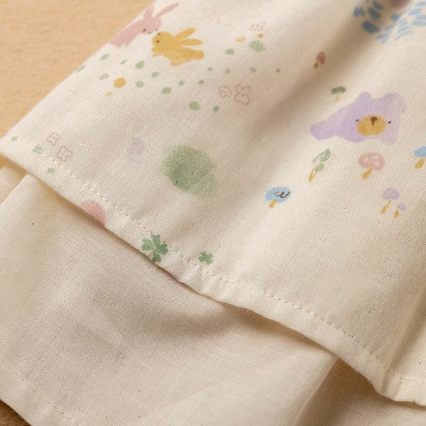 オーガニックコットン ベビー【夢みる森】ダブルガーゼ ドレス