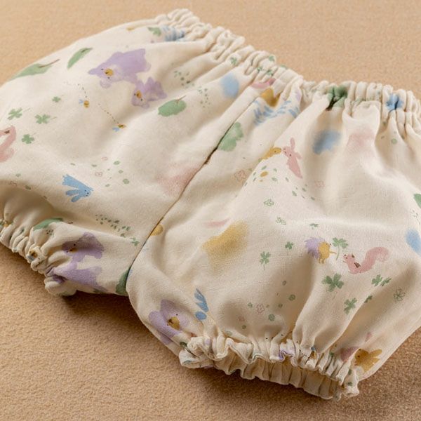 オーガニックコットン ベビー【夢みる森】ダブルガーゼ セットアップ