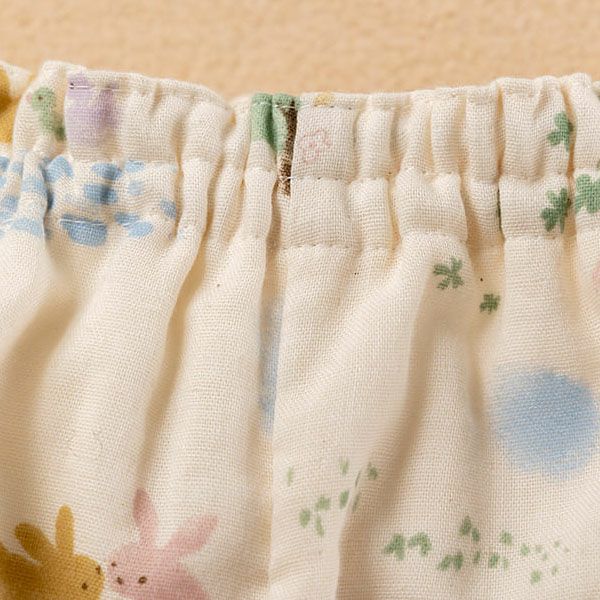 オーガニックコットン ベビー【夢みる森】ダブルガーゼ セットアップ