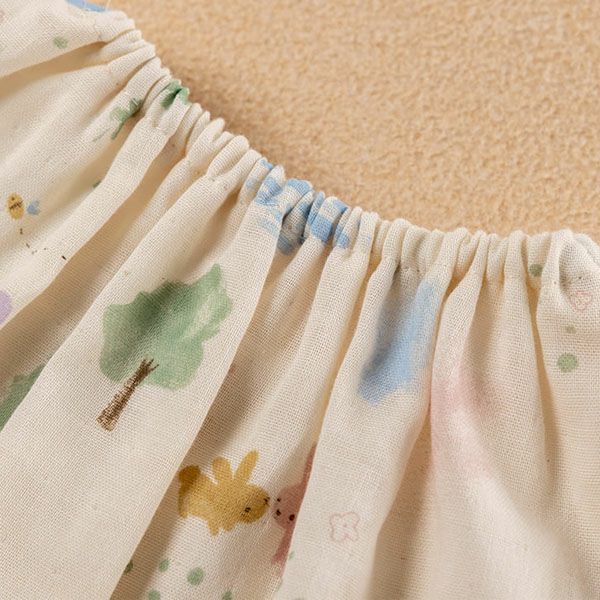 オーガニックコットン ベビー【夢みる森】ダブルガーゼ セットアップ