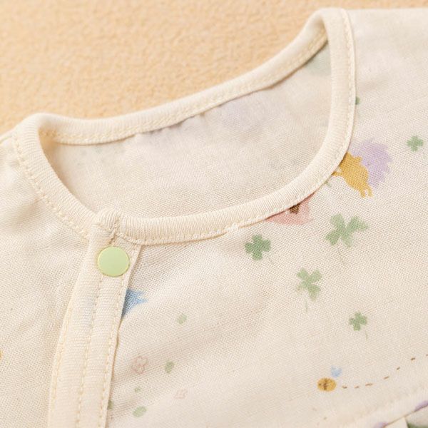 オーガニックコットン ベビー【夢みる森】ダブルガーゼ ロンパース