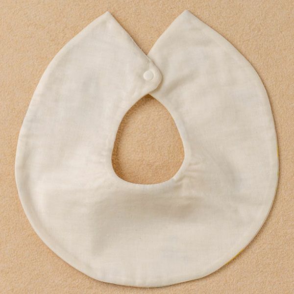 オーガニックコットン ベビー【ミントの森】ダブルガーゼ スタイ