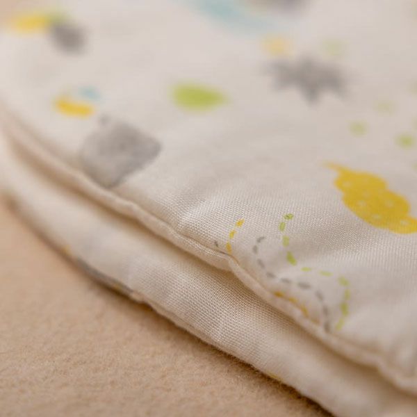 オーガニックコットン ベビー【ミントの森】ダブルガーゼ スリーパー