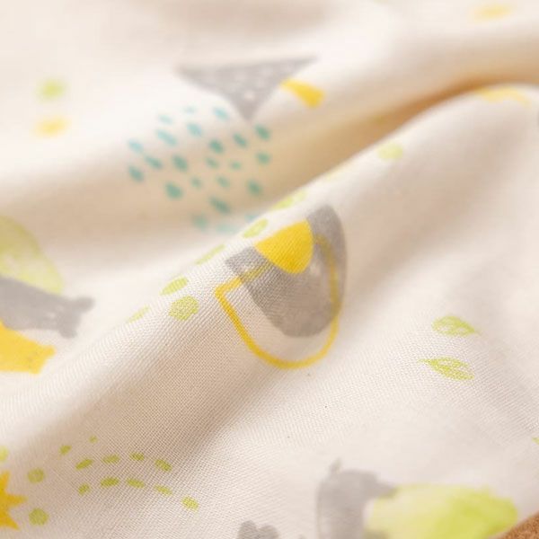 オーガニックコットン ベビー【ミントの森】ダブルガーゼ ベルトカバー