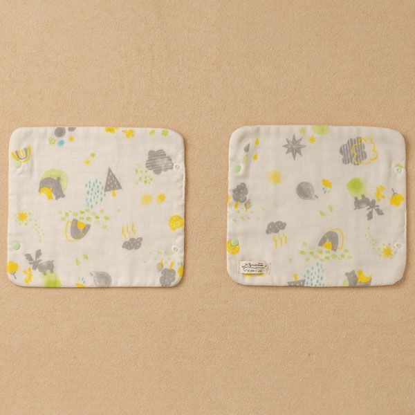 オーガニックコットン ベビー【ミントの森】ダブルガーゼ ベルトカバー