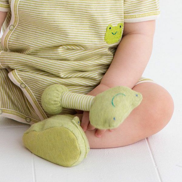 オーガニックコットン かえるチップス