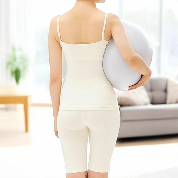 オーガニックコットン 5分丈ボトム