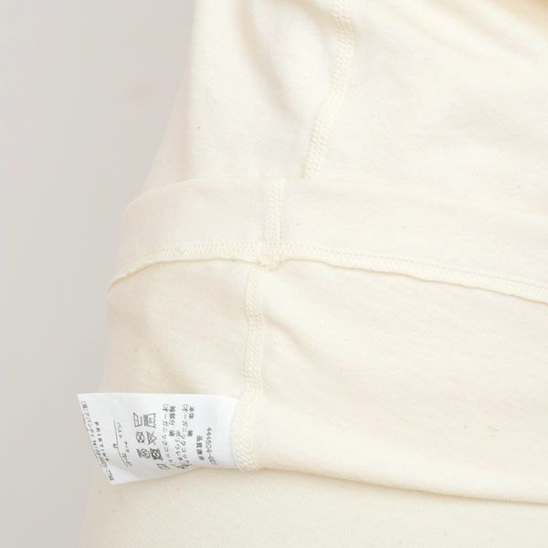 オーガニックコットン カップ付9分袖プルオーバー