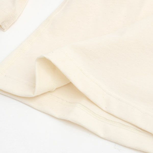 オーガニックコットン カップ付9分袖プルオーバー