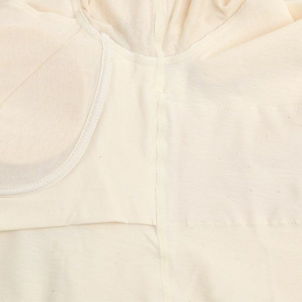 オーガニックコットン カップ付9分袖プルオーバー