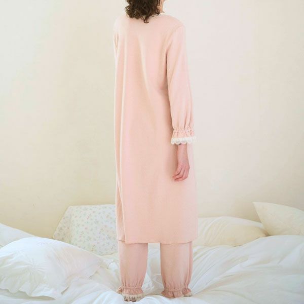 オーガニックコットン スズラン 裾絞りパンツ