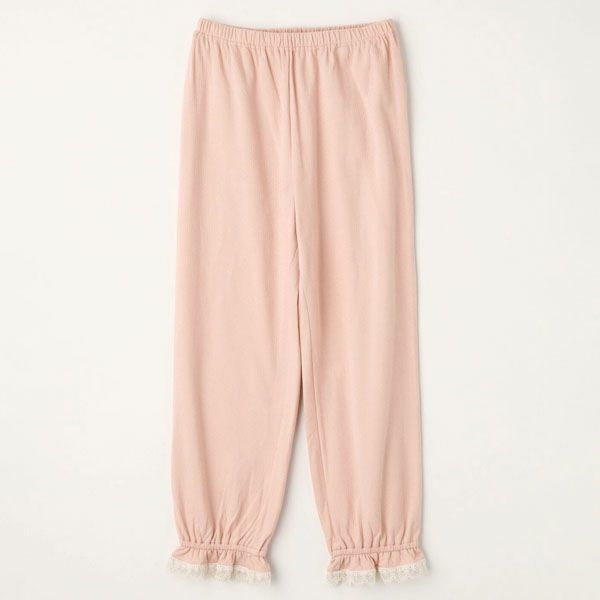 オーガニックコットン スズラン 裾絞りパンツ