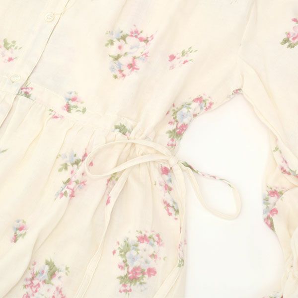 オーガニックコットン プリムローズ サイドリボンワンピース