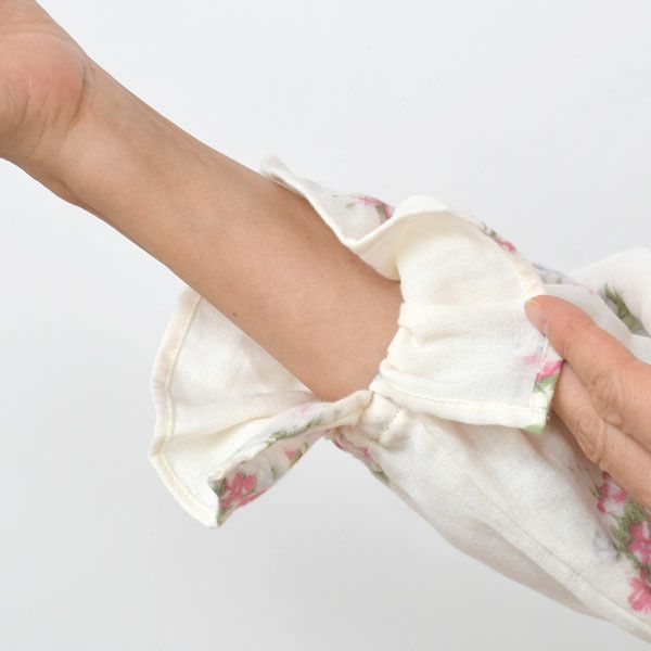 オーガニックコットン プリムローズ サイドリボンワンピース