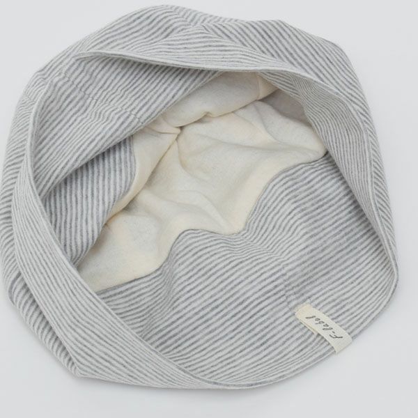 オーガニックコットン 天四方ボーダーシャロット