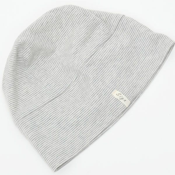 オーガニックコットン 天四方ボーダーシャロット