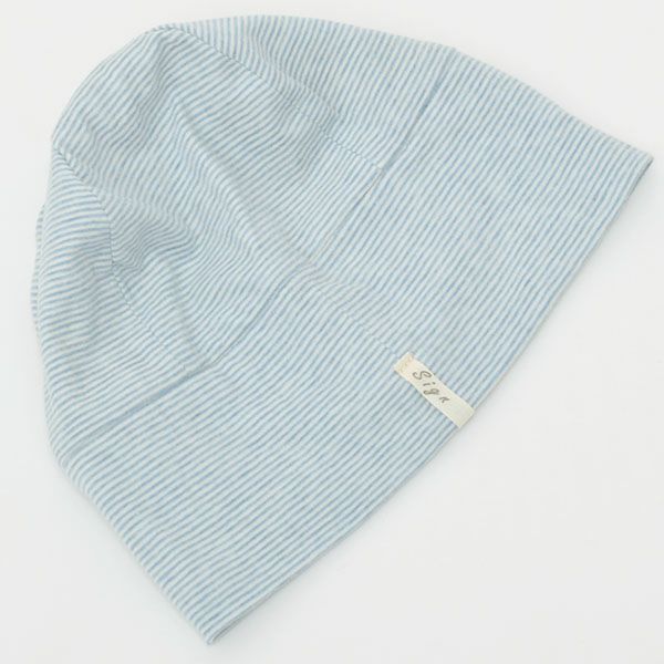 オーガニックコットン 天四方ボーダーシャロット