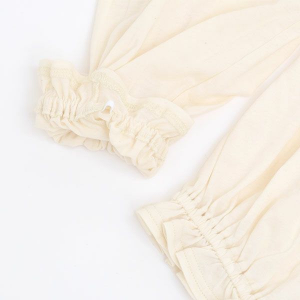 オーガニックコットン チェリー レースライトコットンロングドレス