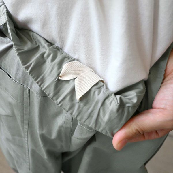 オーガニックコットン 高密織ガーデンパンツ