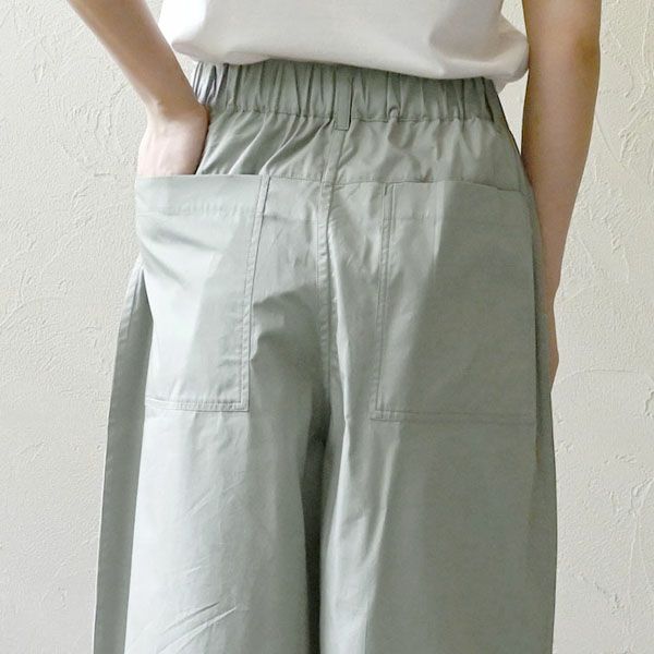 オーガニックコットン 高密織ガーデンパンツ