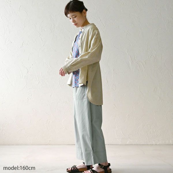 オーガニックコットン 高密織ガーデンパンツ