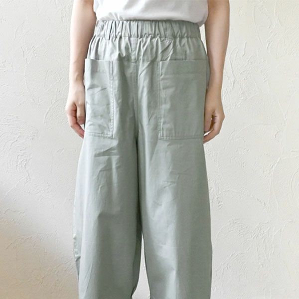 オーガニックコットン 高密織ガーデンパンツ