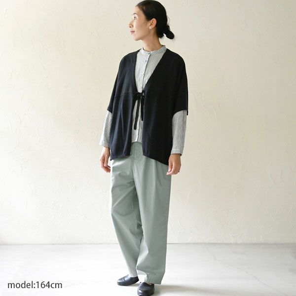 オーガニックコットン 高密織ハンサムパンツ