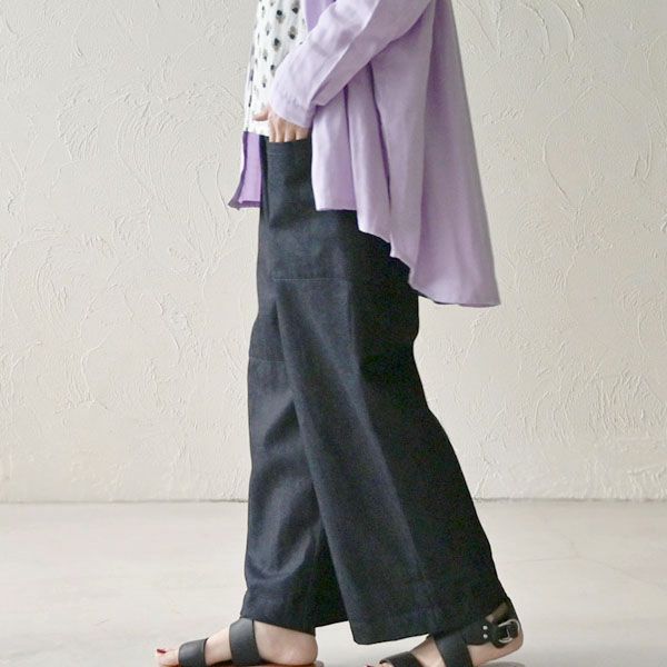 オーガニックコットン デニムnamasteラップパンツ