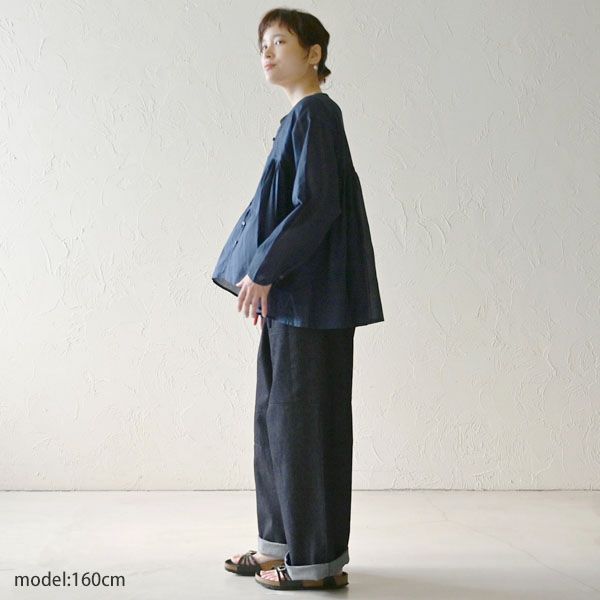 オーガニックコットン デニムnamasteラップパンツ