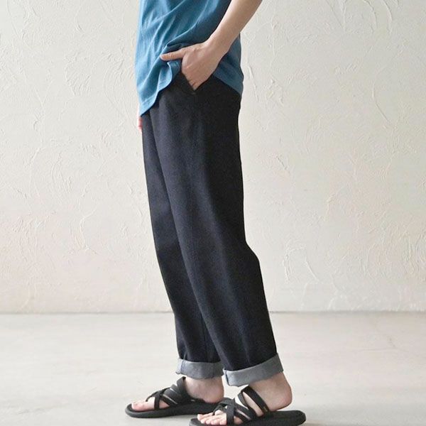 オーガニックコットン デニムnamasteスッキリパンツ