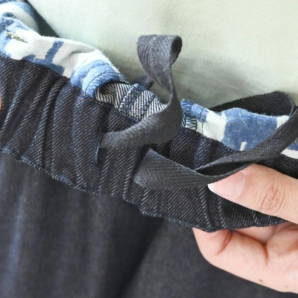 オーガニックコットン デニムnamasteスッキリパンツ