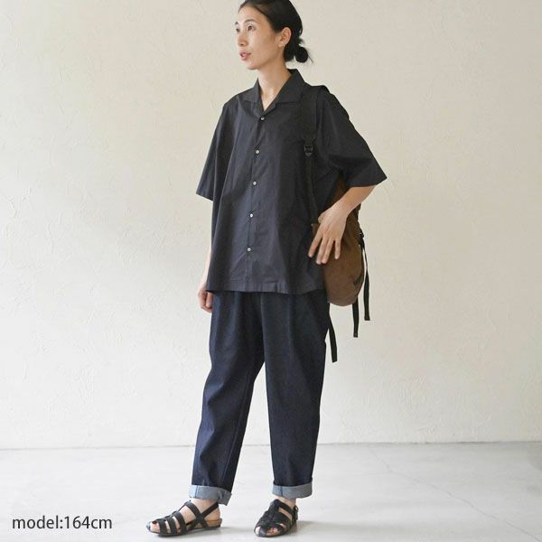 オーガニックコットン デニムnamasteスッキリパンツ