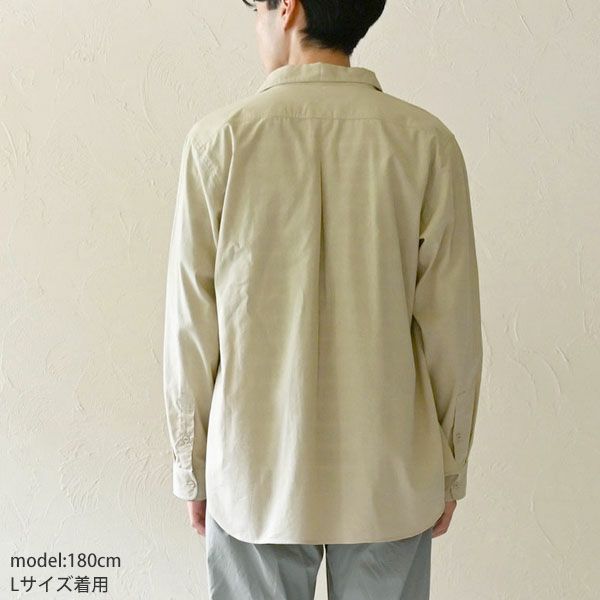 オーガニックコットン メンズ オールドスタイルシャツ（長袖）