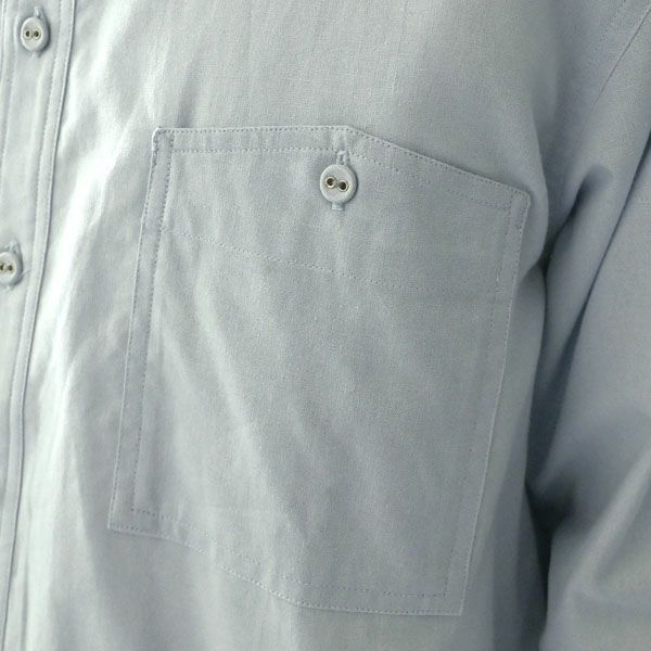 オーガニックコットン メンズ オールドスタイルシャツ（長袖）