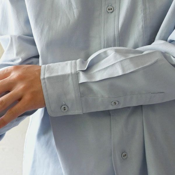 オーガニックコットン メンズ オールドスタイルシャツ（長袖）