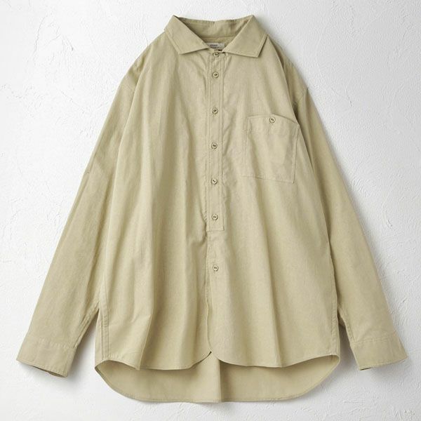 オーガニックコットン メンズ オールドスタイルシャツ（長袖）