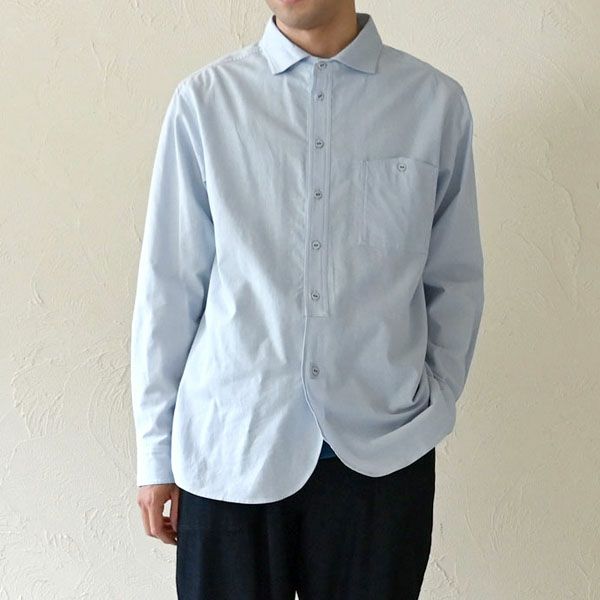オーガニックコットン メンズ オールドスタイルシャツ（長袖）