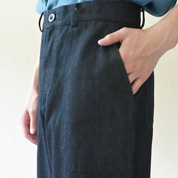 オーガニックコットン メンズ ベーカーデニムパンツ