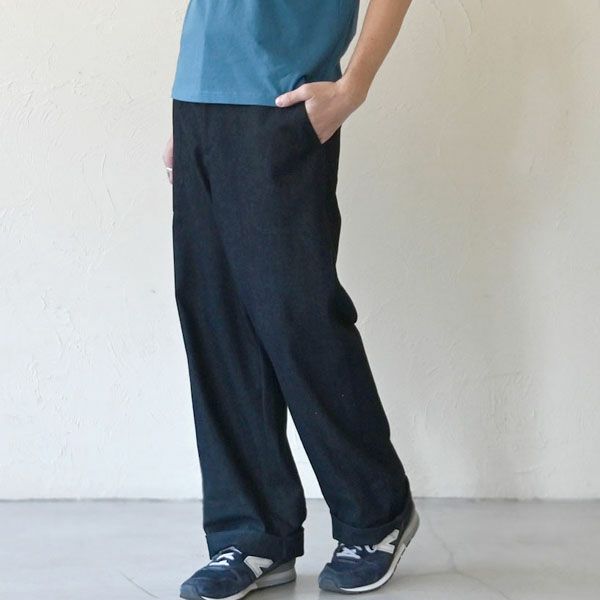 オーガニックコットン メンズ ベーカーデニムパンツ